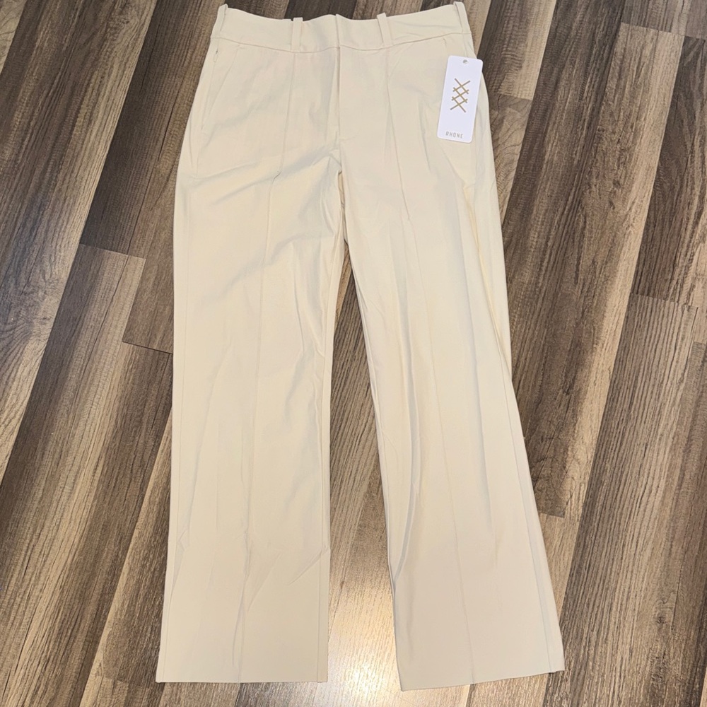 Rhone Birdie Cropped Trouser - Light Sand